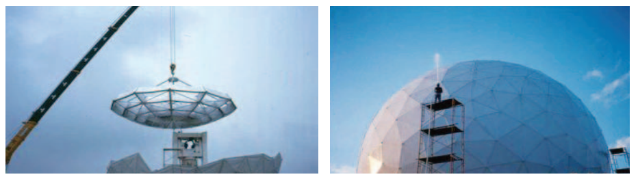 대덕전파천문대 설치사진