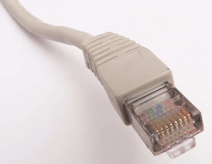 RJ45 커넥터 실제 사진