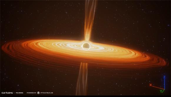 기울어진 부착원반 모델